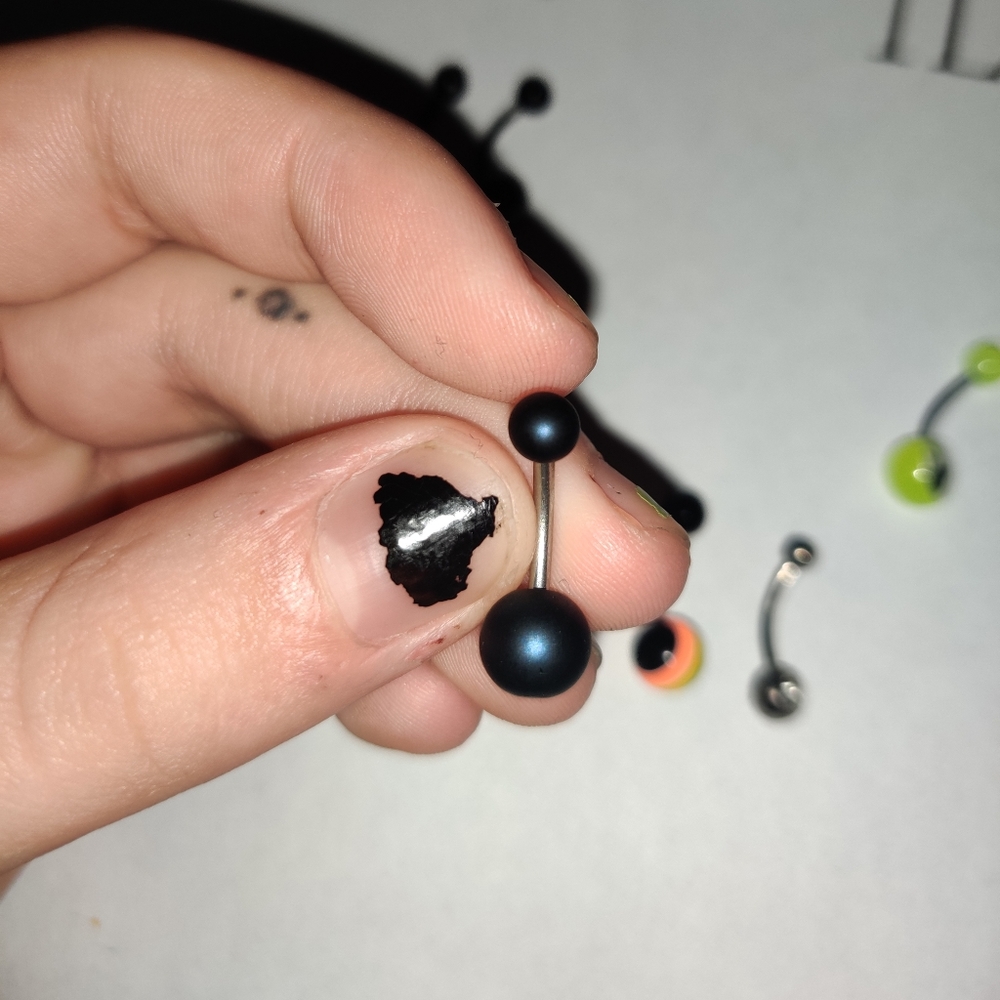 6 Bellybutton Rings - Picture 3 of 6